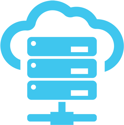 Computer Icons Computer Servers Cloud Computing Virtual - Blue Server Icon (500x500)