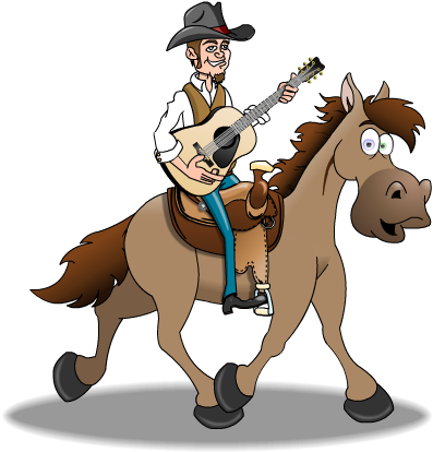 Vector Illustrations - - Cowboy (400x550)