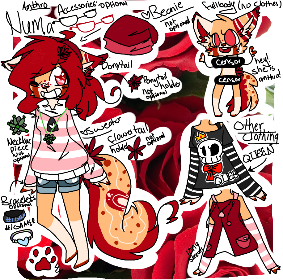 Anthro Numa Reference Sheet 2014 - Cartoon (919x919)