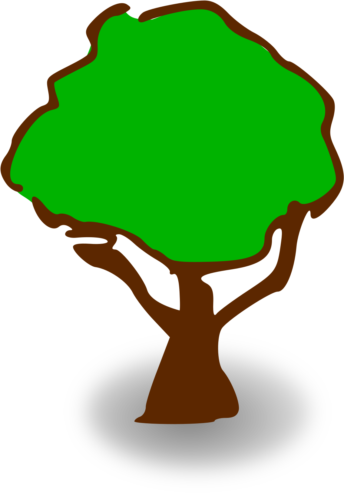 Map Symbols - Tree Clip Art (2400x2400)