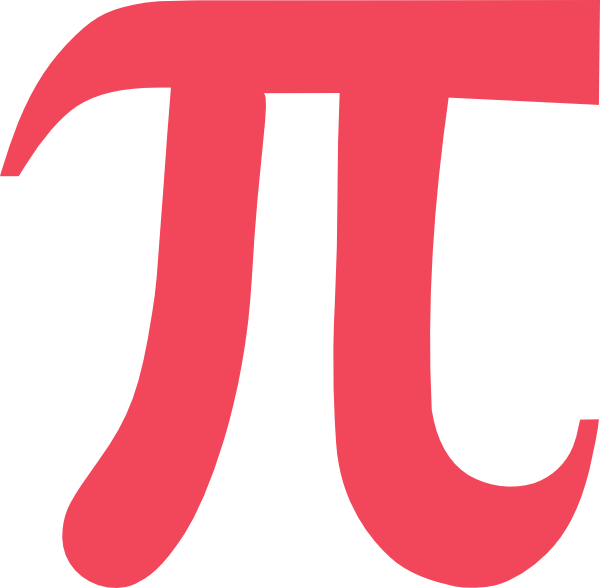 Red Pi Clipart (600x588)