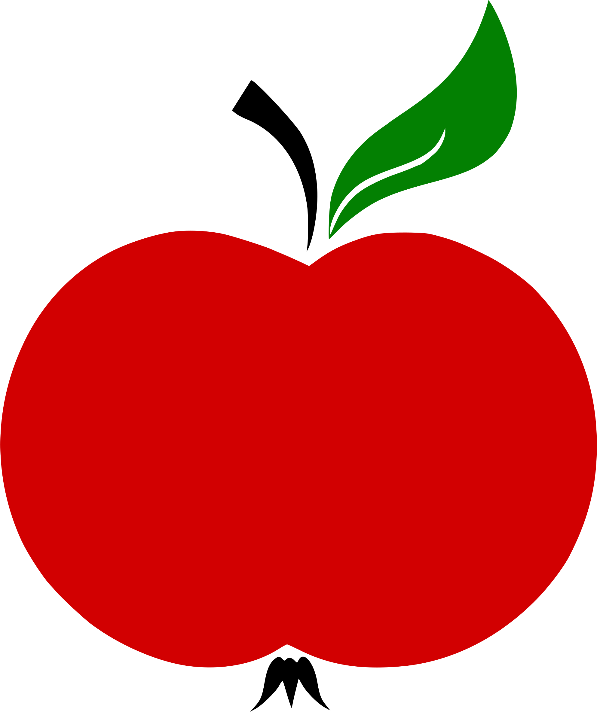 Open - Apple Stem Png (2000x2385)