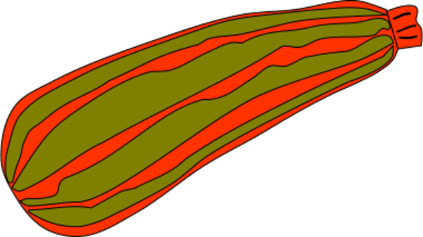 Zucchini Vector Clip Art - Clip Art (600x337)