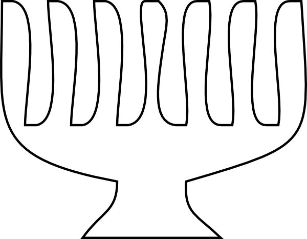 Clipart Chanukia (600x466)