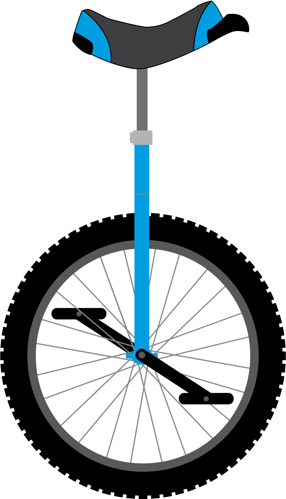 Clip Art Unicycle (969x1687)