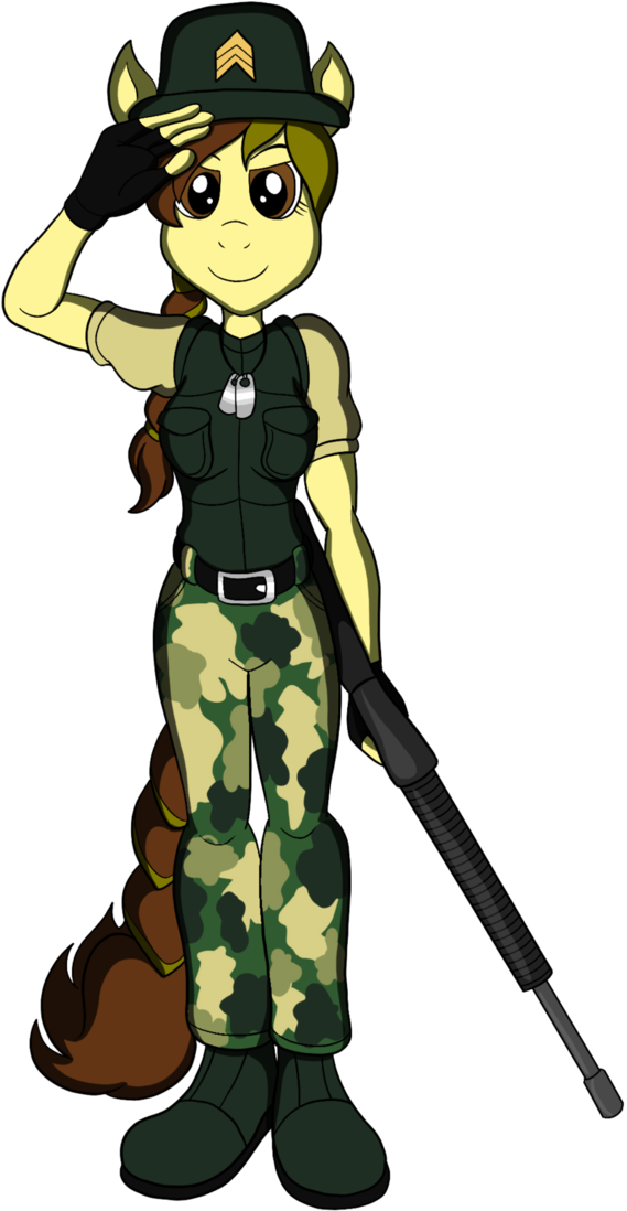 Proud Pony Sergeant Katie By Regularmousepony89 - Sergeant (676x1183)