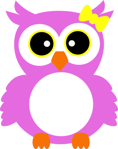 Owl- Monogram With Bow - Owl (811x1024)