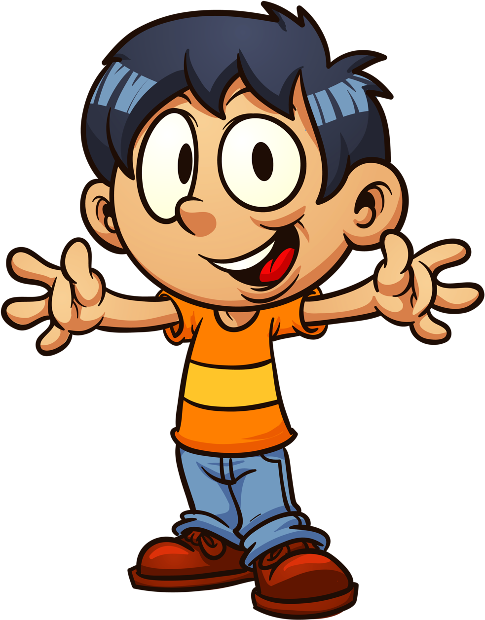 Happy Boy Clipart (1012x1280)