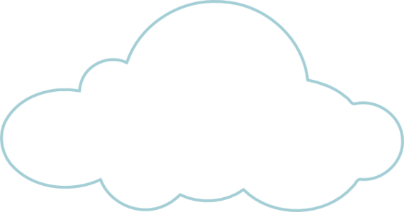 White Cloud Clipart No Background - Cloud Clipart (570x300)