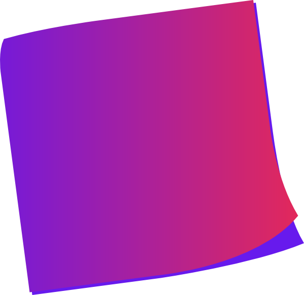 Purple Post It Note Png (600x581)