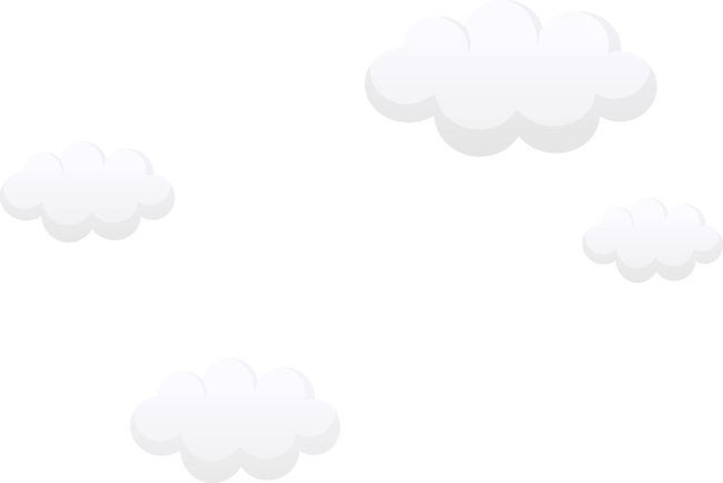 Black And White Sky Pattern - 白雲 卡通 (650x434)