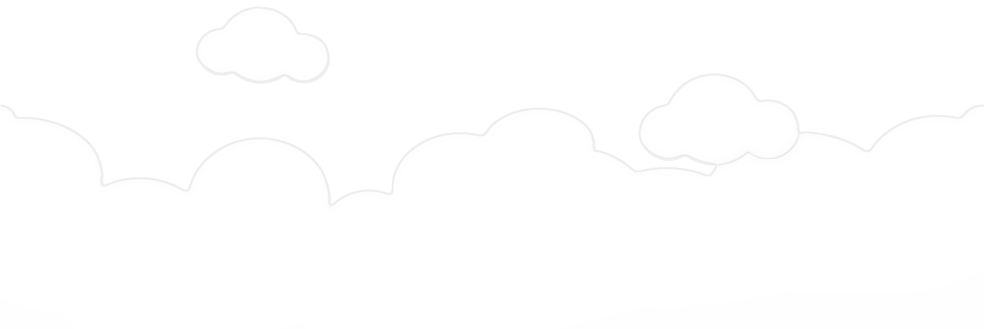 Cloud Scene - Line Art (1920x986)