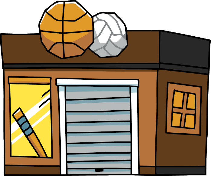Sporting Goods Store - Scribblenauts Stores (698x581)