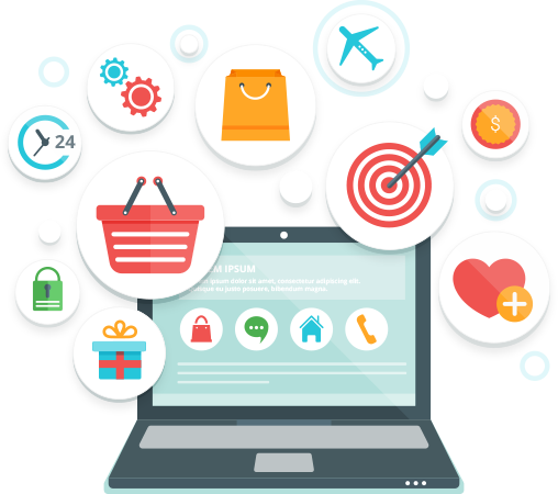 We Will Customize A Social Media Plan That Will Best - E Commerce Web Vector (508x450)