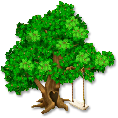 Oak Tree Swing - Oak (387x387)