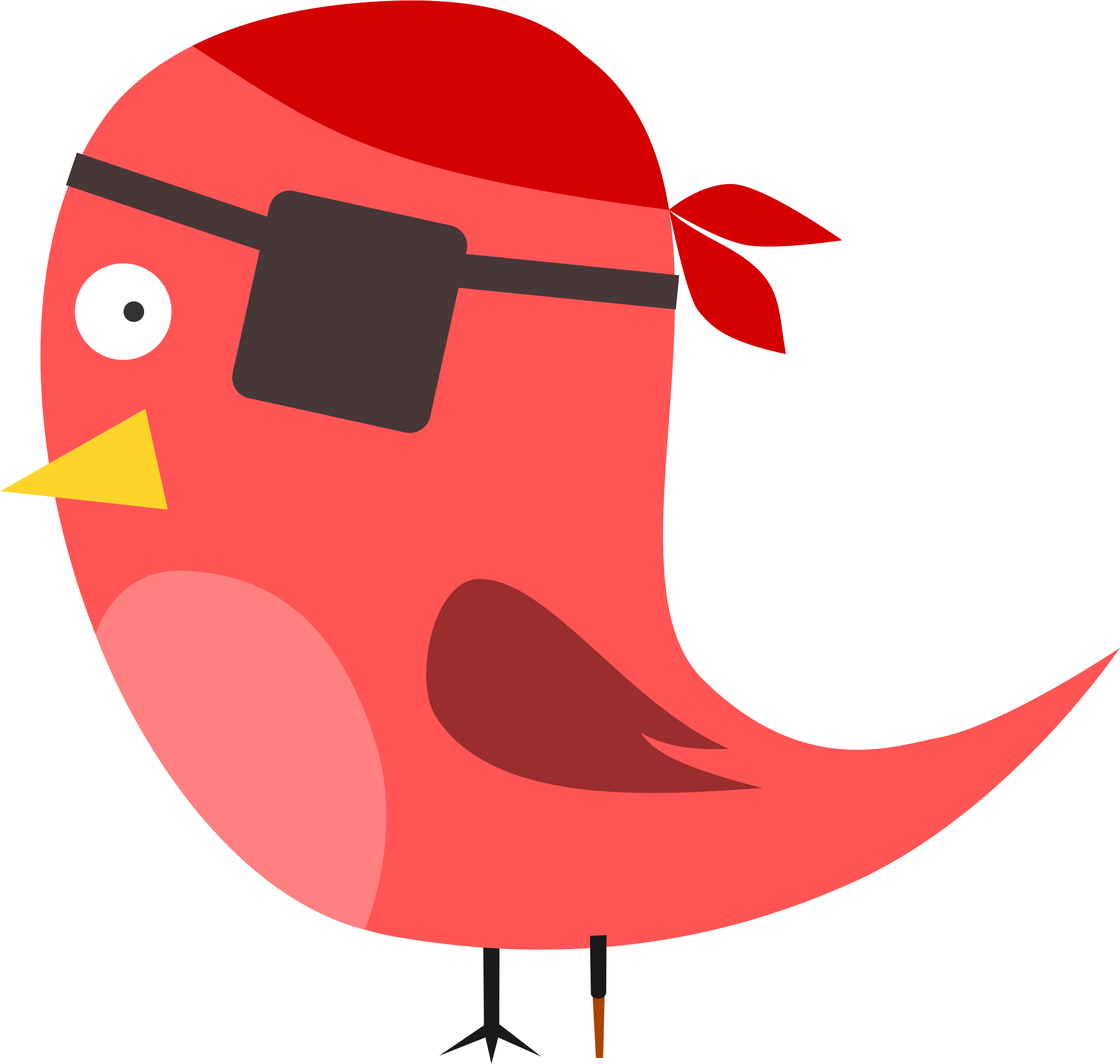 Pirate Eye Patch Clipart (2400x2326)
