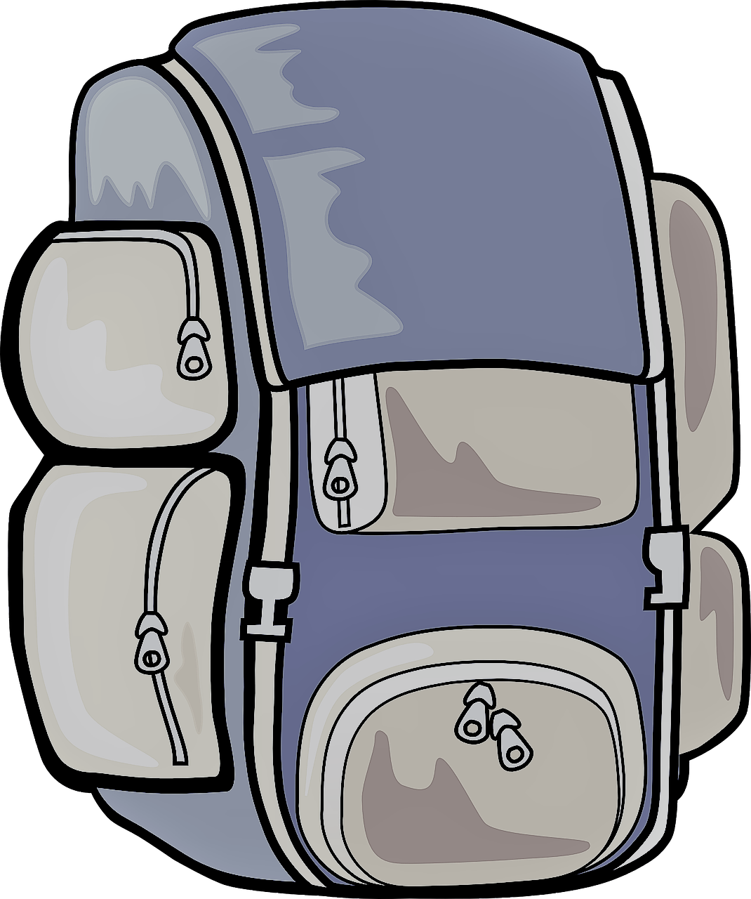 Backpack Clip Art (1070x1280)