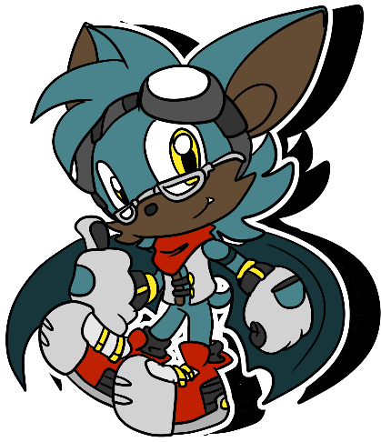 Pilot Chibi By Glitchgoat - Cartoon (476x535)