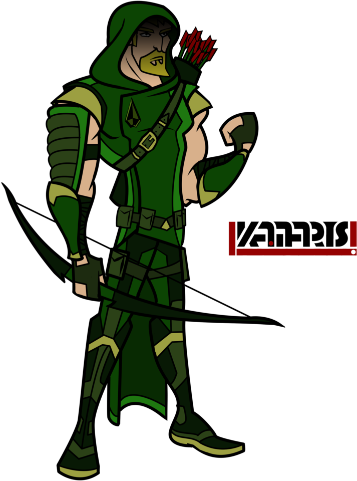 Green Arrow By Phoenixstudios91 - Drawing (751x1063)