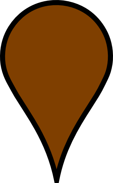 Google Map Icon Brown (372x598)