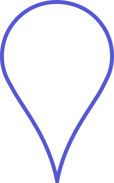 Google Map Blue Png (372x594)