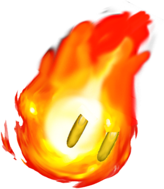 Lava Bubble - Mario (327x377)