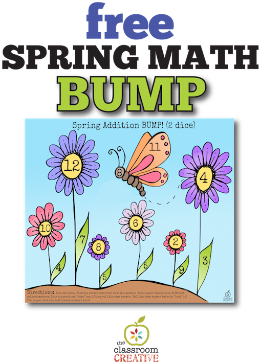 Spring Clipart Math - Kindergarten (550x711)