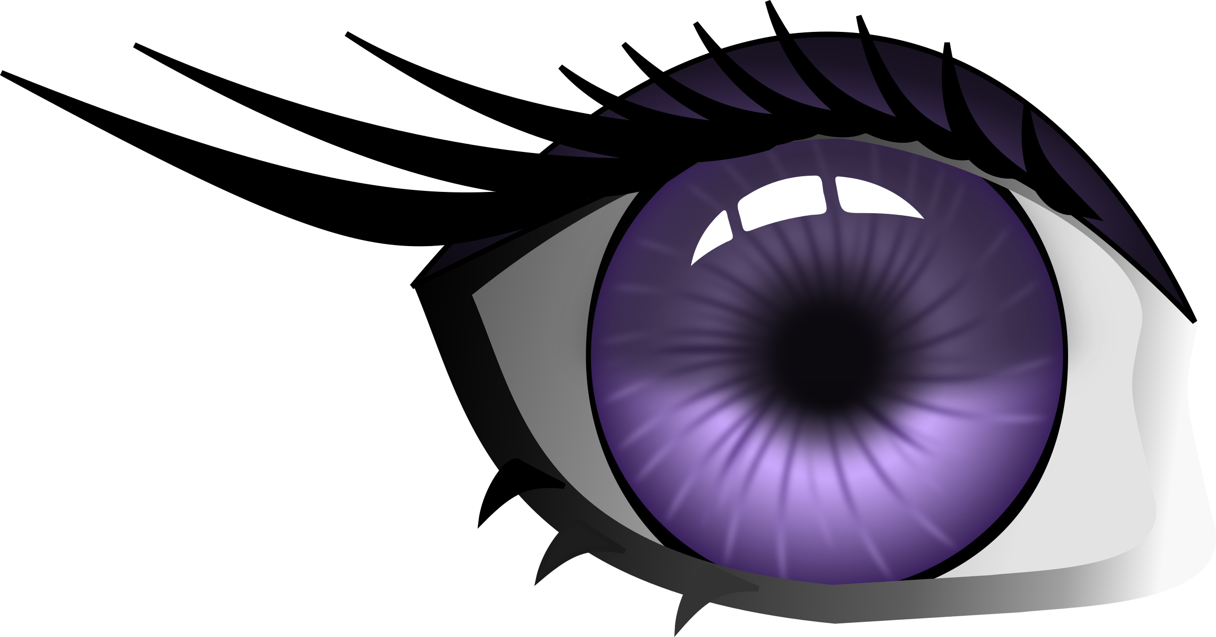 Big Image - Transparent Purple Eye (2400x1258)