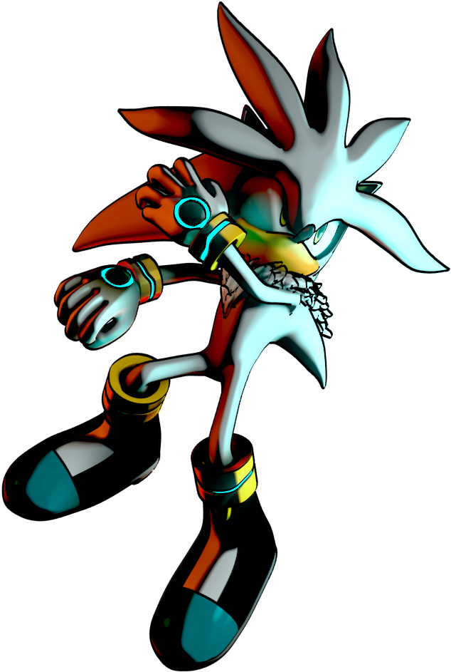 Silver The Hedgehog - Freestyle (1000x1000)