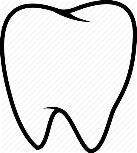 Teeth Icon - Зуб Вектор Png (459x512)