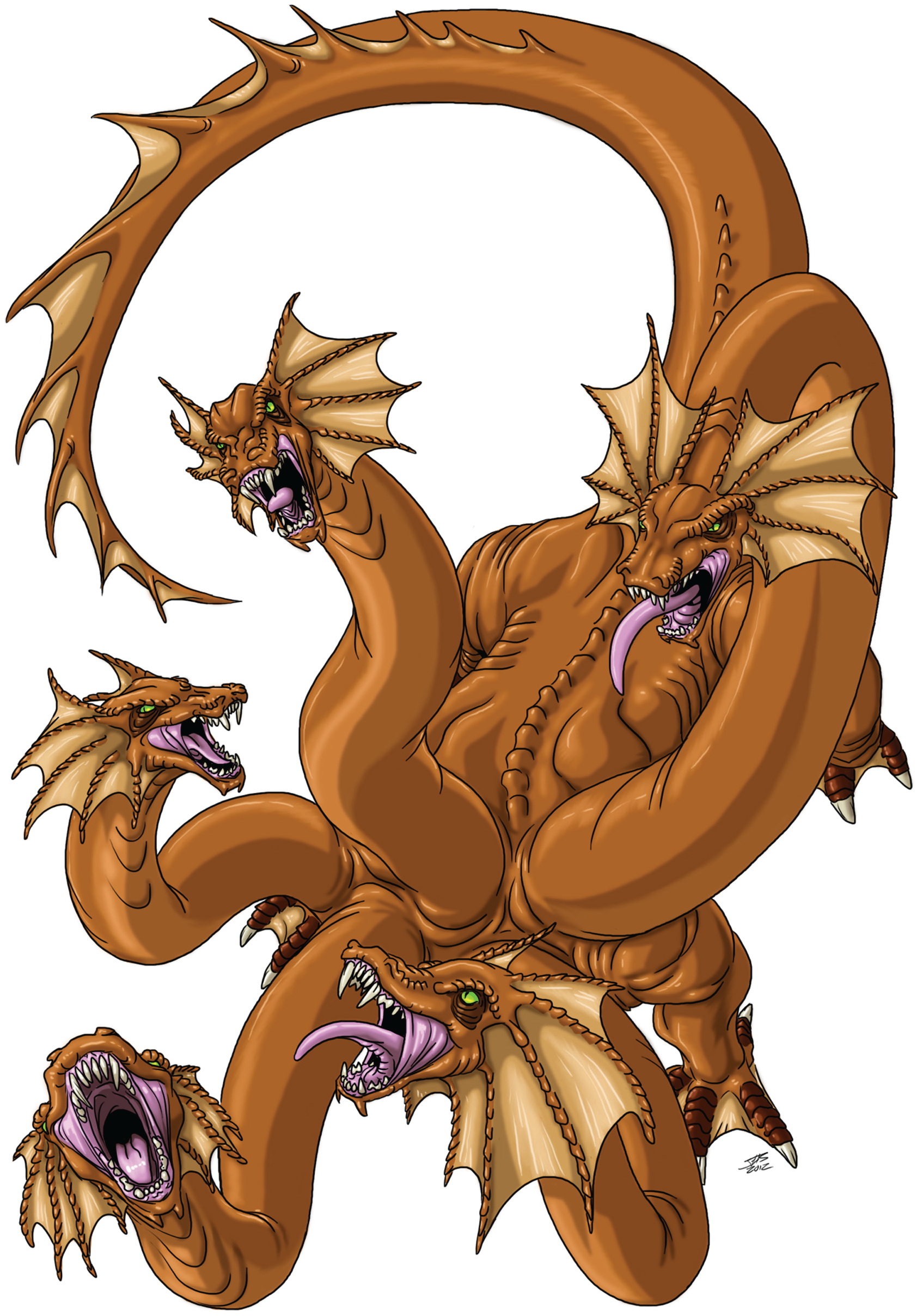 Hydra - Dragon (1683x2427)