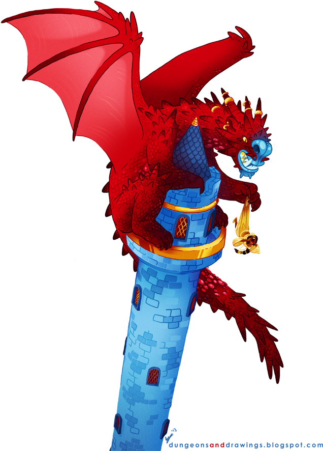 Red Dragon - Drawing (675x900)