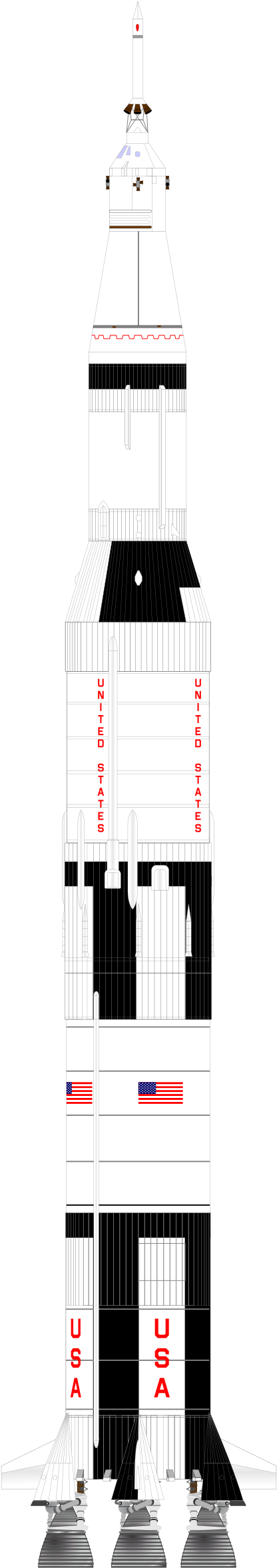 Clipart - - Rocket (1855x2400)