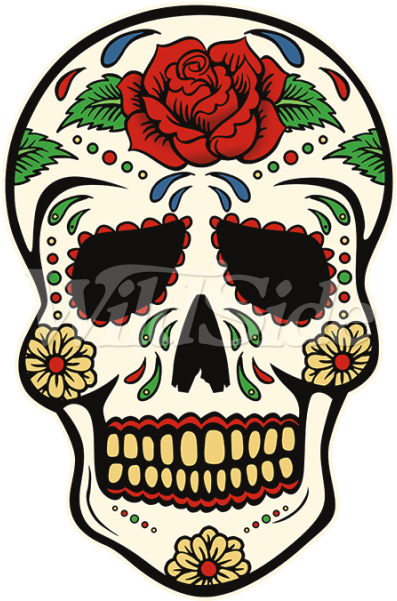 Sugar Skull Rose Forehead - 19956 (600x600)