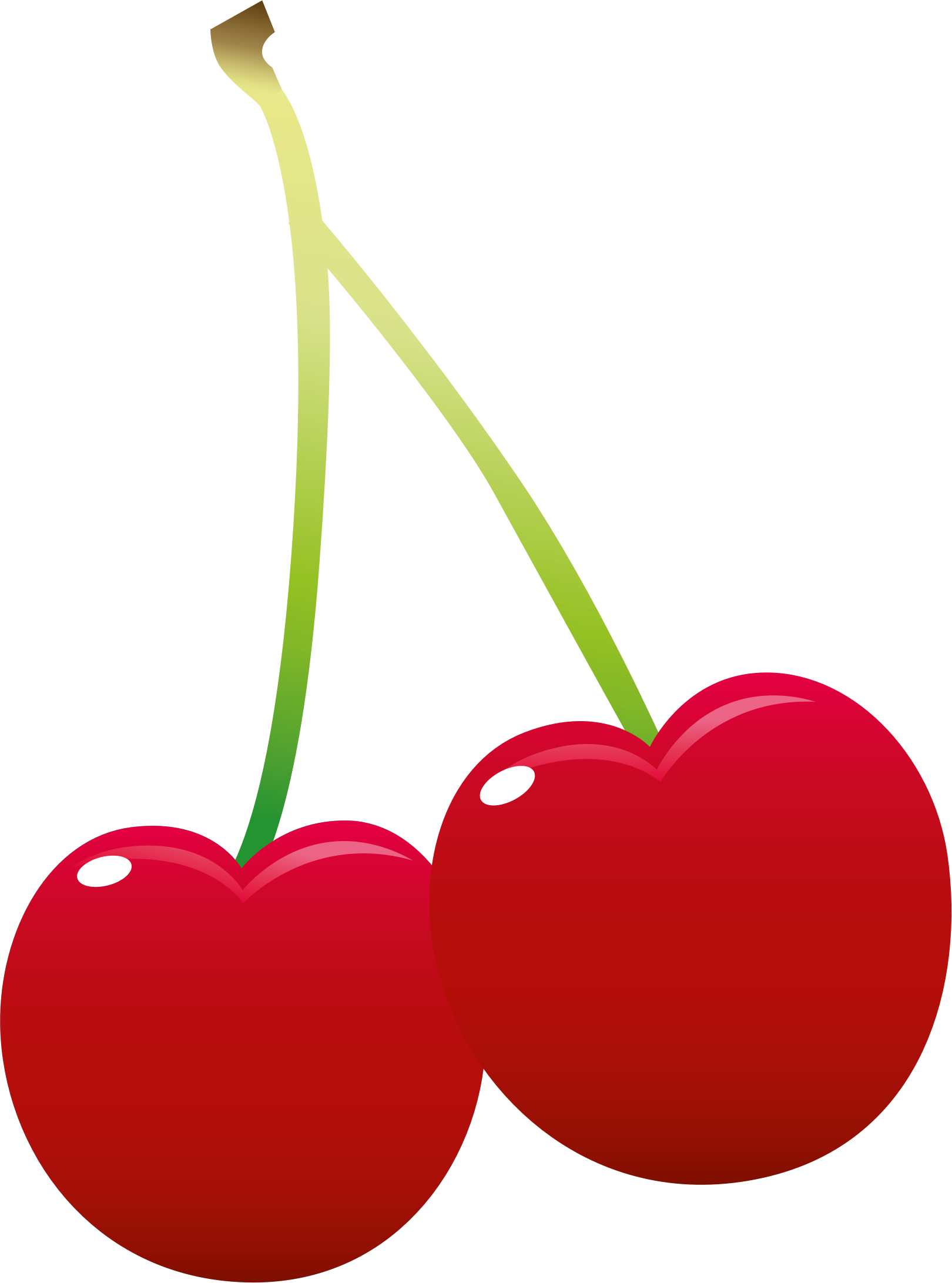 Big Image - Cherry Clipart (1620x2183)