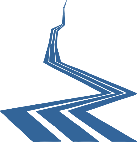 Free Vector Art Road (582x600)