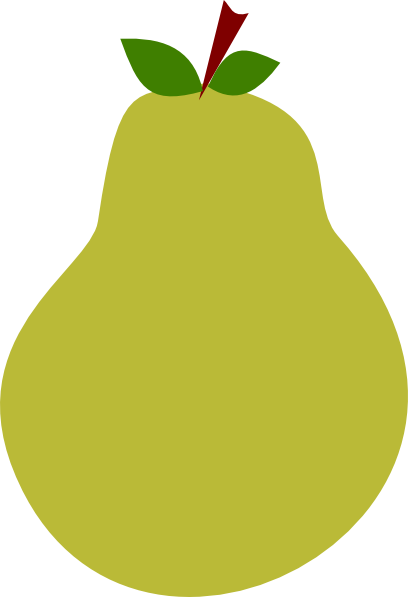 Pear Clip Art (408x597)