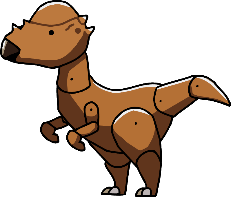 Pachycephalosaurus - Dinosaurs In Scribblenauts (797x680)