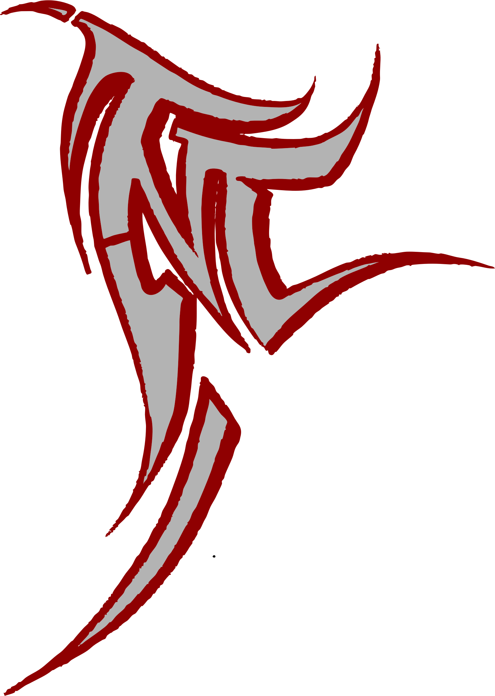Big Image - M Graffiti Png (1597x2247)
