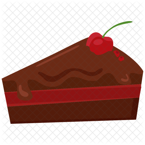 Chocolate Cake Icon - Chocolate (512x512)