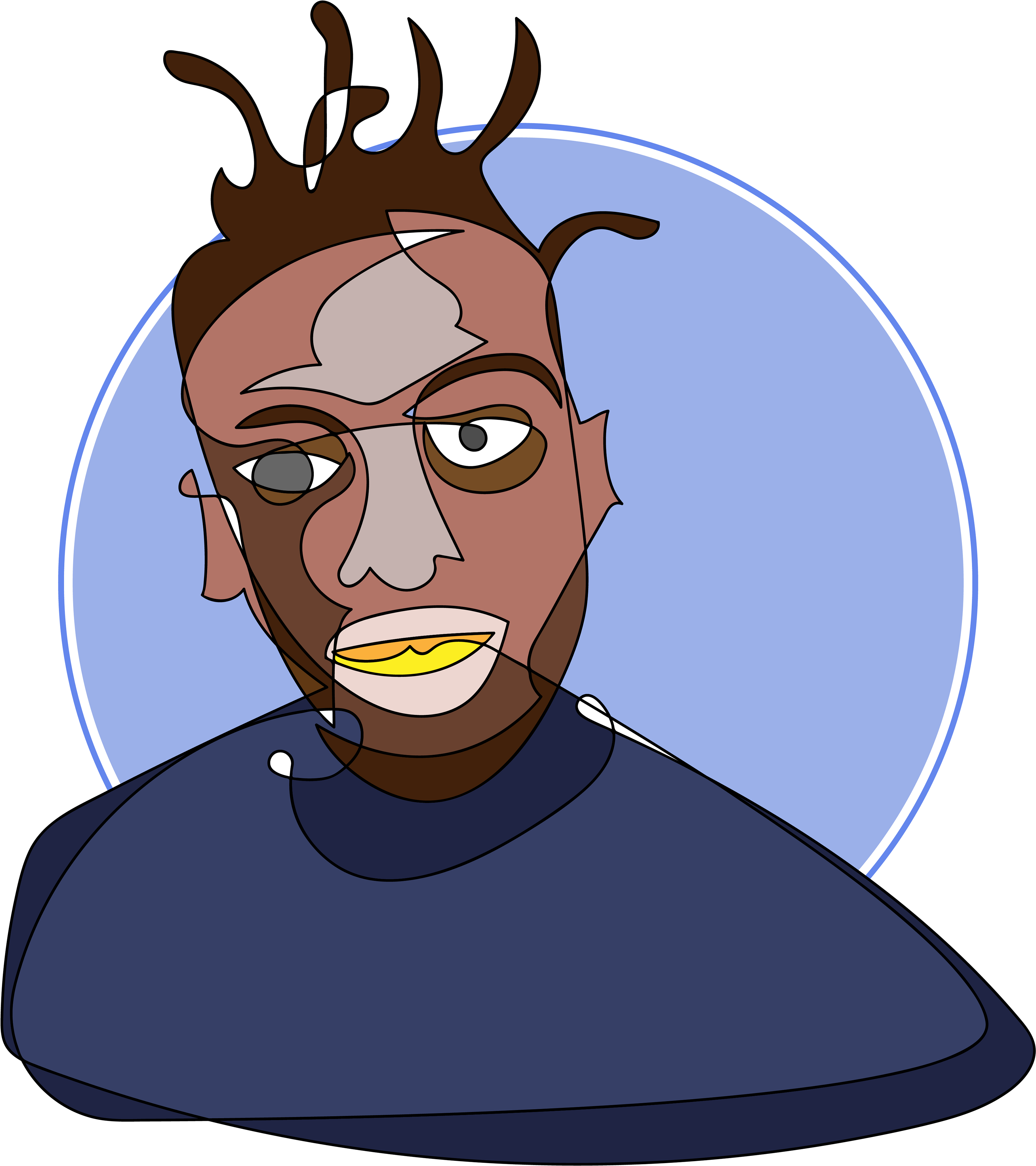 Old Dirty Bastard - Cartoon (3840x3840)