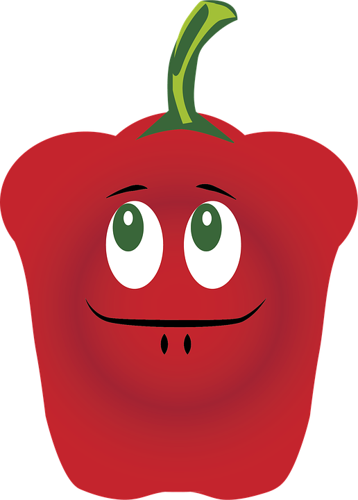 Fruit, Vegetable, Vegetables, Red Pepper, Bell Pepper - Vegetable (516x720)