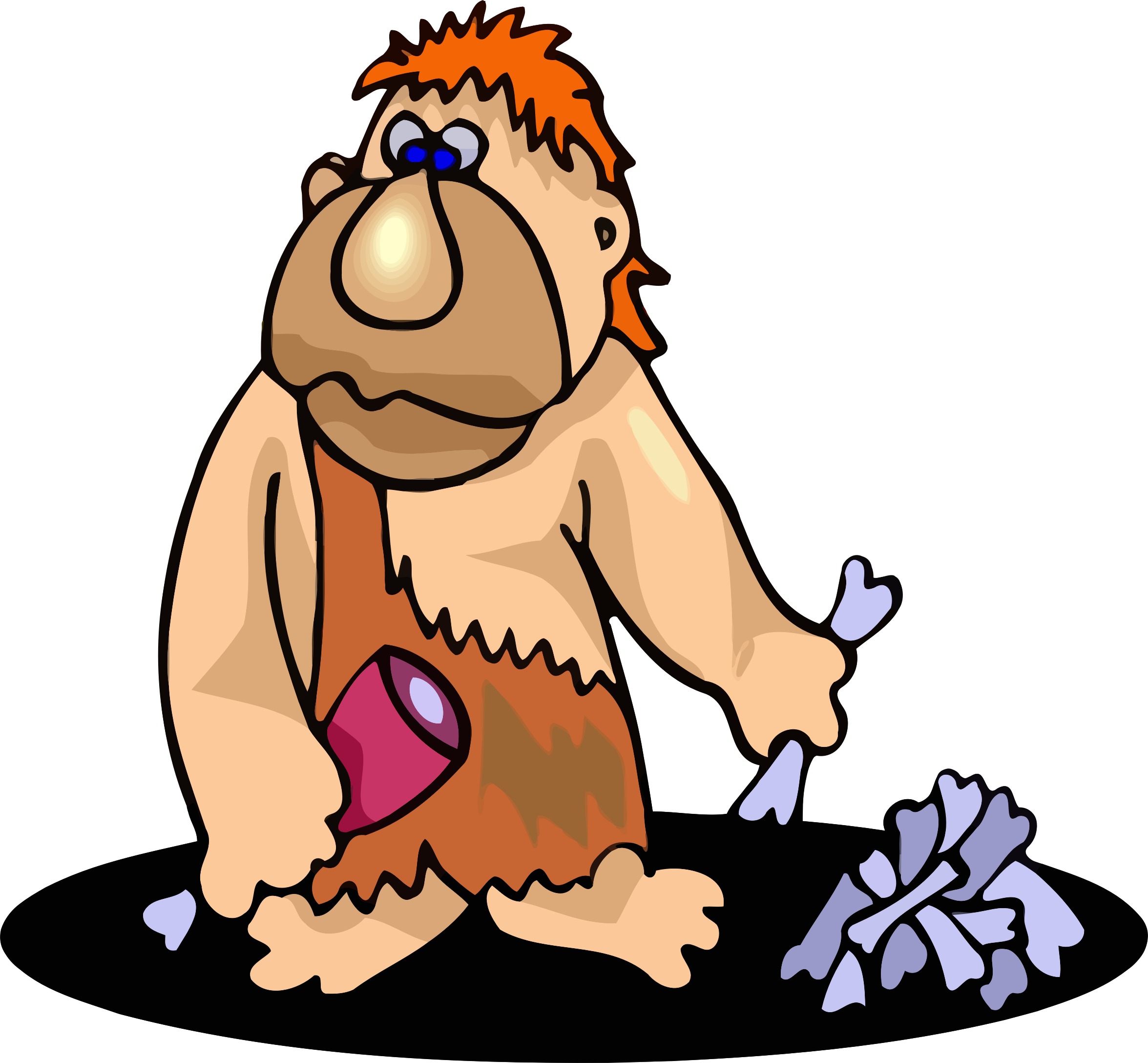 Big Image - Clipart Stone Age (2351x2176)