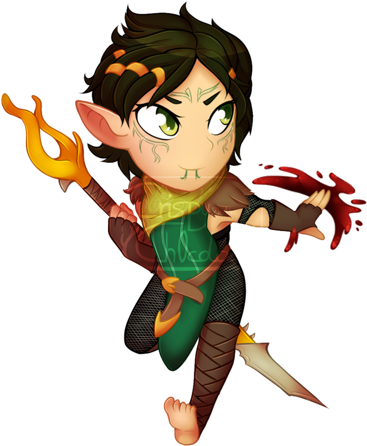 Merrill Chibi By Crispych0colate - Merrill Chibi (800x954)