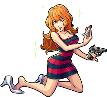Mine Fujiko - Cartoon (420x374)