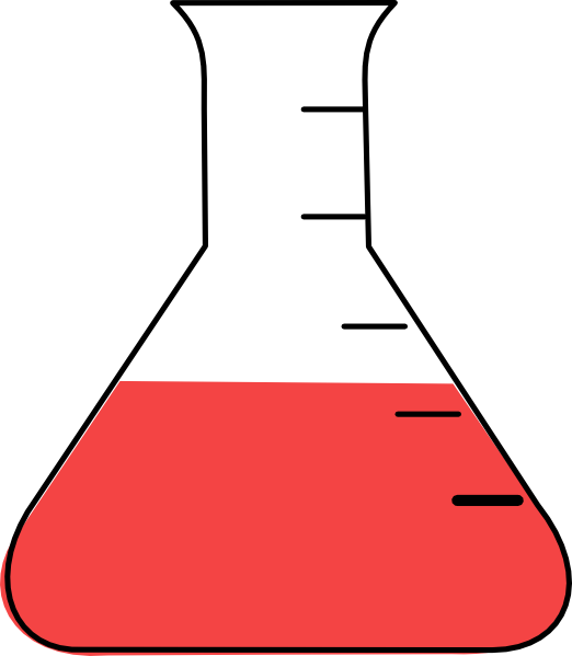 Science Red Clipart (522x599)