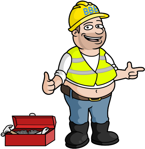 This Article Is Currently Being Edited - Builder Cartoon (562x600)