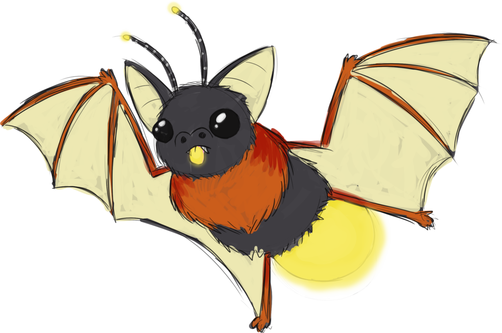 Chipflake 56 4 Bat Firefly Fusion By Chipflake - Drawing (1024x679)
