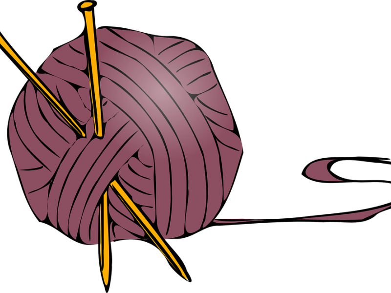 Knitting Clip Art (800x600)