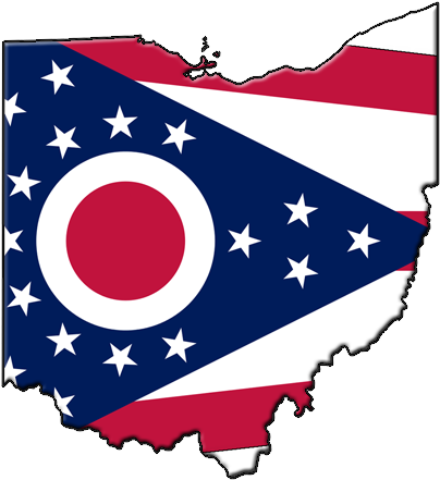 Ohio State With Flag (418x480)